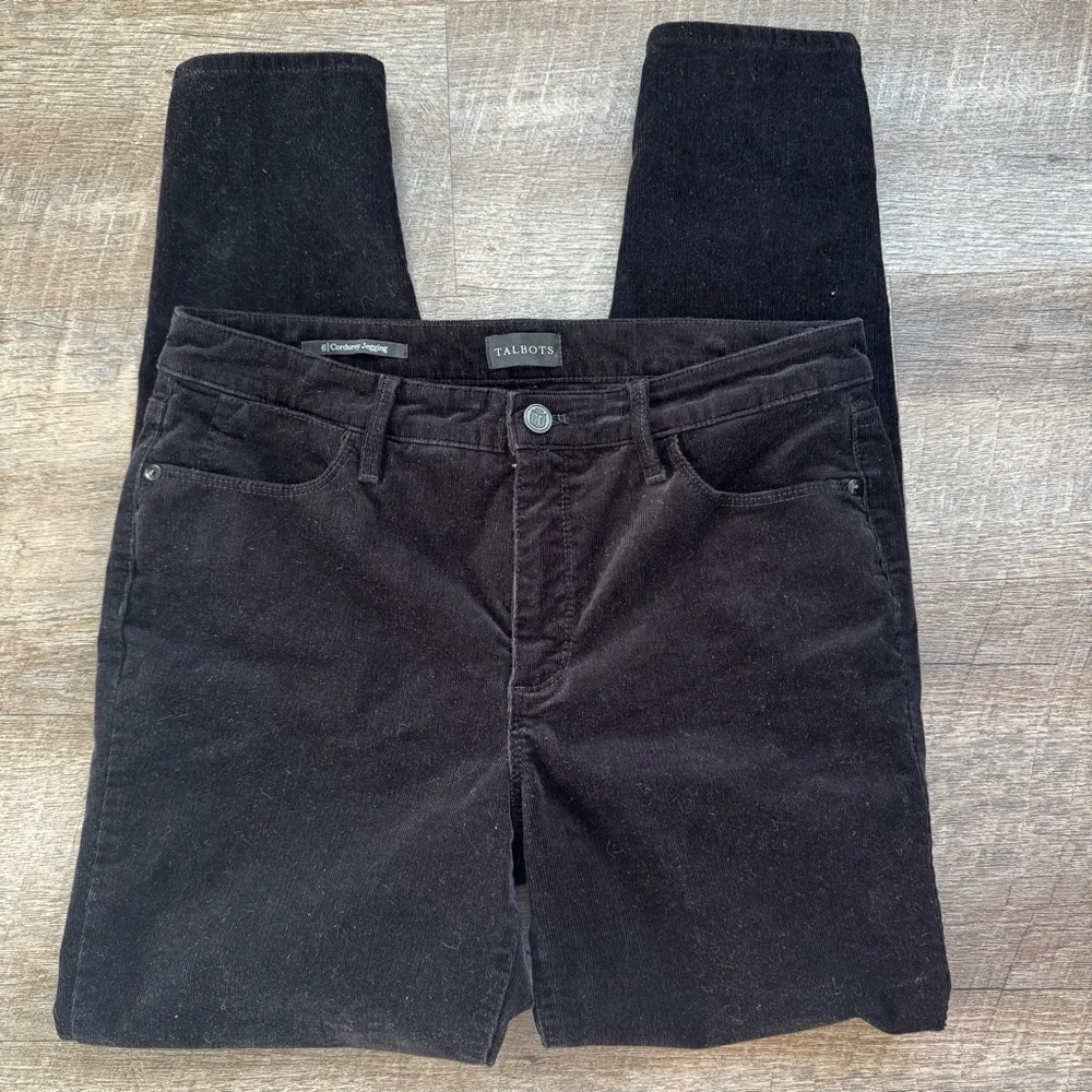 Talbots Corduroy Jegging High-Rise Straight Leg‎ Pants Size 6